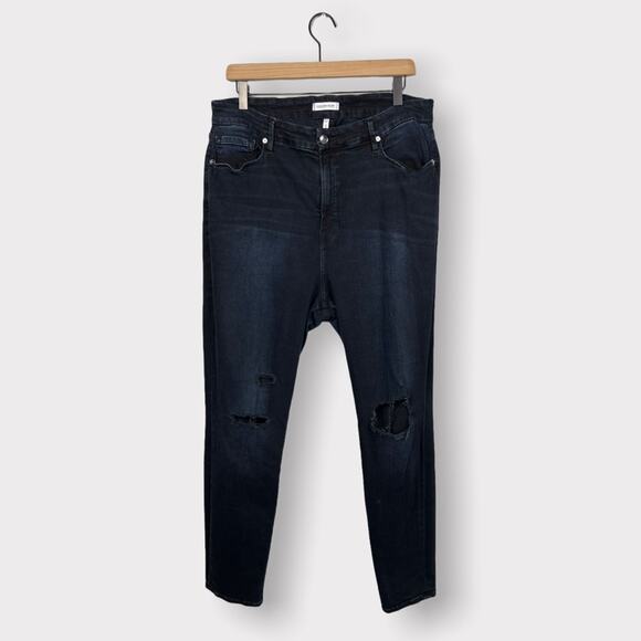 Good American Good Legs Skinny Jeans Blue001 Size 22 - Picture 3 of 9